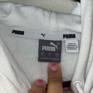 White puma hoodie